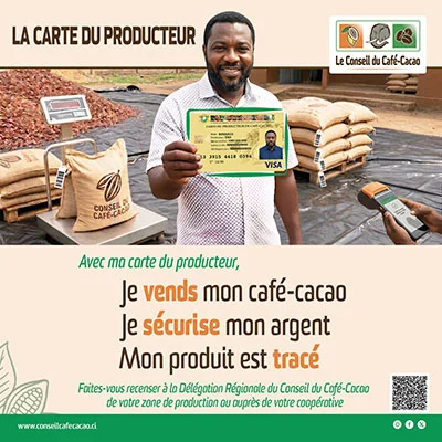 Carte Producteur Café Cacao
