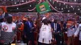 ouverture du 2e congres ordinaire du rhdp tiemoko meyliet kone face a 5300 congressistes nous positionnerons lesprit du president alassane ouattara dans le coeur des ivoiriens