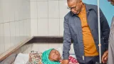 me adama kamara rend visite aux blesses du congres