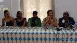 soukeina et aicha traore en concert une conference de presse pleine demotion et de promesses