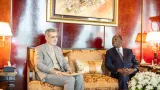 le chef de letat a eu un entretien avec lambassadeur diran en cote divoire