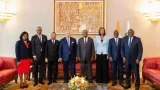 le chef de letat a accorde une audience a isidore mvouba president de lassemblee nationale de la republique du congo