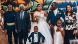 le premier ministre la ministre francoise remarck et plusieurs celebrites au mariage de lhumoriste joel