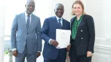 restitution du djidji ayokwe le pan adama bictogo recoit la loi cadre au parlement francais