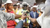 afrobasket dames 2025 le premier ministre beugre mambe senquiert des travaux de remise en etat des salles de jeu