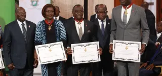 faits-commandeur-dans-lordre-de-la-sante-publique-mariatou-kone-et-kobenan-adjoumani-reconnaissants-a-alassane-ouattara