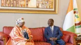 le chef de letat a echange avec une envoyee speciale du president de la mauritanie