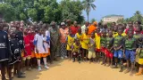 jacqueville le coup denvoi de la coupe dominique ouattara donne