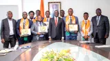 prix national dexcellence 2025 pr adama diawara recoit les laureats de lenseignement superieur