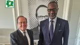 tidjane thiam recu en audience a paris par lex president francais francois hollande