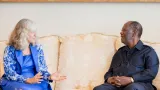 le chef de letat a eu un entretien avec lambassadeur de lunion europeenne en cote divoire
