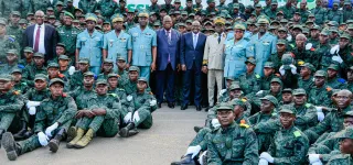 eaux-et-forets-plus-de-1000-agents-recrus-pretent-allegeance-au-drapeau