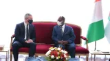 le chef de letat a eu un entretien avec le ministre francais de leconomie et des finances