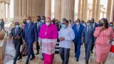 journee de la paix le premier ministre patrick achi prend part a une messe a la basilique de yamoussoukro