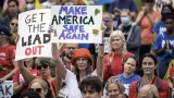 usa des manifestants protestent contre la politique trump