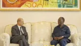 le chef de letat a echange avec lambassadeur ditalie en cote divoire