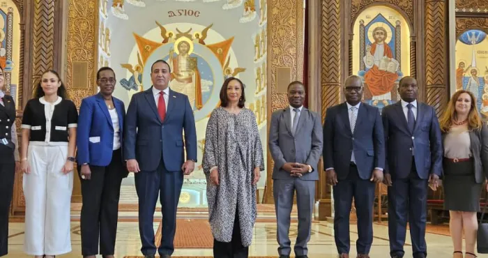 invitee-a-la-ceremonie-dinauguration-du-grand-musee-egyptien-la-ministre-francoise-remarck-simpregne-du-modele-culturel-du-pays