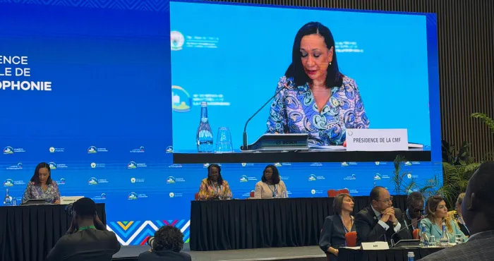 46e-cmf-a-kigali-francoise-remarck-reaffirme-lengagement-de-son-pays-pour-une-francophonie-inclusive