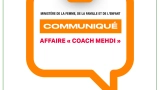 affaire coach mehdi une plainte collective au nom des victimes deposee par le ministere de la femme de la famille et de lenfant
