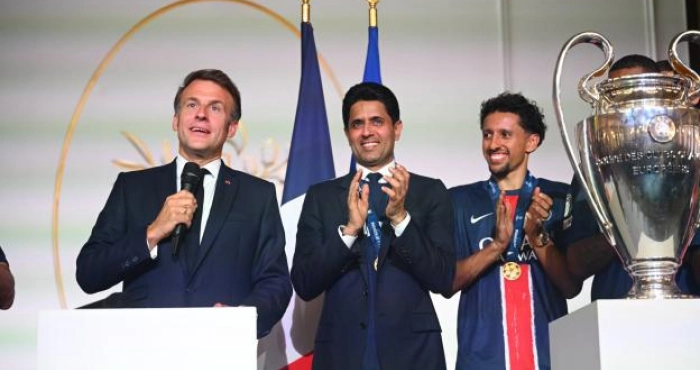emmanuel-macron-felicite-le-psg-apres-son-second-sacre-en-ligue-des-champions