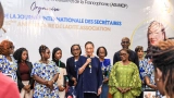 ministere de la culture et de la francophonie carole gbame decroche le prix francoise remarck de la meilleure secretaire