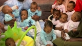 une malienne donne naissance a neuf bebes