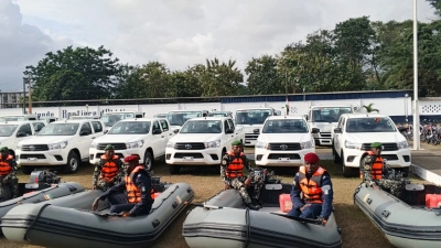 lutte-contre-lorpaillage-illegal-letat-equipe-les-forces-de-defense-et-de-securite-en-materiels-roulants-et-nautiques