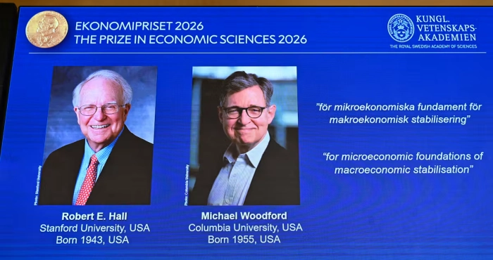 le-prix-nobel-deconomie-2026-decerne-aux-americains-robert-e-hall-et-michael-woodford