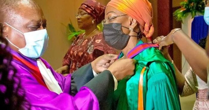 CI Prof LY Ramata Faite Commandeur Dans L Ordre International Des 
