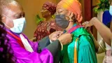 ci prof ly ramata faite commandeur dans lordre international des palmes academiques du cames