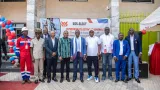 cote divoire developpement de lelectricite le ministre amadou kone inaugure le siege de sos elect a bouake
