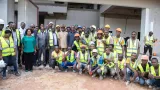 transport le ministre amadou kone en visite sur le chantier de laerogare de san pedro