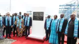 cote divoire inauguration du tc2 du port dabidjan amadou kone et les transporteurs sengagent a faire de la cote divoire un pays solidaire et prospere