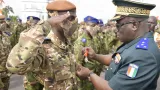 apres leur retour du mali les 49 soldats et 800 autres decores par la republique