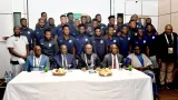 chan 2022 apres leur qualification au prochain tour lambassadeur voho sahi et le cocan felicitent les elephants a