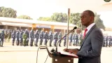 korhogo 1914 nouvelles recrues de la police nationale presentees au drapeau