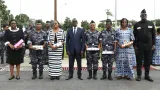 celebration des droits des femmes le ministre vagondo diomande marque le socle de legalite des chances au sein de la police