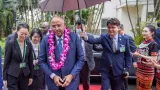 conference annuelle du forum de boao pour lasiex le premier ministre patrick achi echange aujourdhui avec la directrice generale du fmi