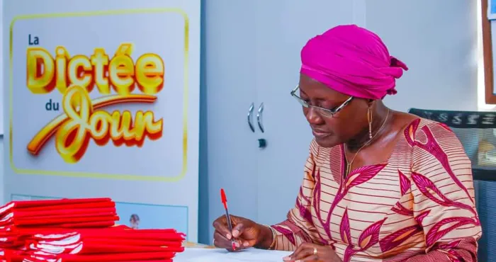 education-mariatou-kone-lance-officiellement-le-programme-la-dictee-du-jour