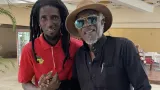 venu a velo du senegal il rencontre enfin son idole a abidjan