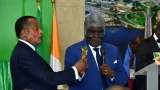 en visite a yamoussoukro denis sasssou nguesso rend hommage a houphouet boigny