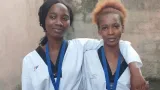 open national feminin de taekwondo 2023 elles honorent leur pere en lui offrant deux medailles