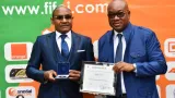 cote divoire football de retour au pays capitaine gadji celi saint joseph recoit ses attributs dambassadeur de la fif