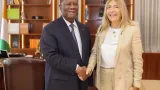 promotion de la liberte des medias et des journalistes la pdg du groupe france medias monde salue lengagement de ouattara