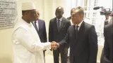 senegal extension du reseau de la bceao macky sall jean claude brou et adama coulibaly inaugurent lagence de saint louis