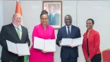 decongestion du port dabidjan amadou kone et lustda ntelx signent un contrat portant elaboration dun systeme dinformation et de programmation des mouvements des gros camions