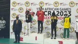 jeux africains bertin koffi honore les champions du taekwondo a accra