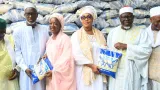 ramadan la premiere dame offre des vivres dune valeur de 130 millions f cfa a la communaute musulmane