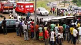 accident un car percute un cargo et tue un policier