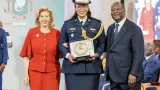prix dexcellence 2024 le colonel nessemon kida rose honoree par le chef de letat